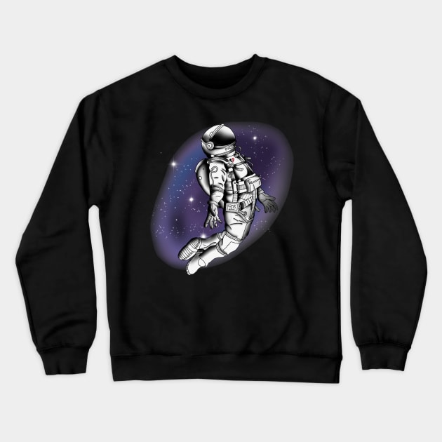 Outer space Crewneck Sweatshirt by s-ocean